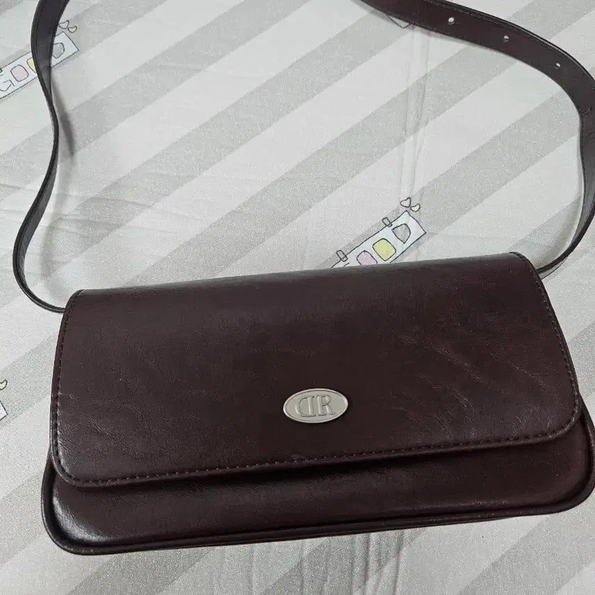 [BUNJANG] Doumaro Mona Brown Crossbody Bag / 두마로 모나 브라운 크로스백
