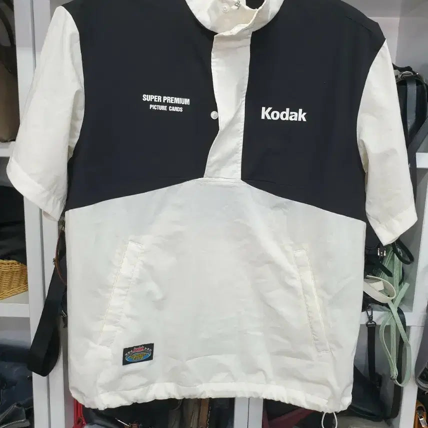 [BUNJANG] Kodak Half-Sleeve Anorak / 코닥 반팔 아노락 S 상태안좋음