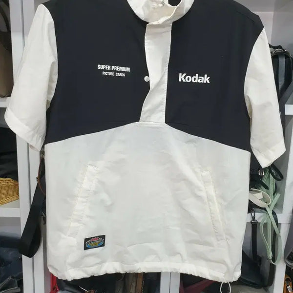 [BUNJANG] Kodak Half-Sleeve Anorak / 코닥 반팔 아노락 S 상태안좋음