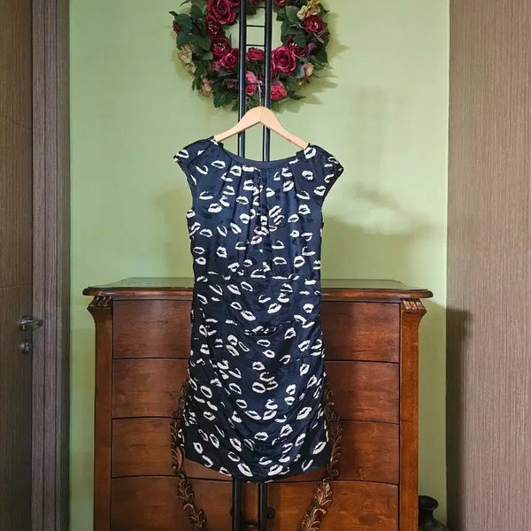 [BUNJANG] Jill Stuart 100% Silk Dress with Lip Pattern / 질스튜어트 실크100% 원피스