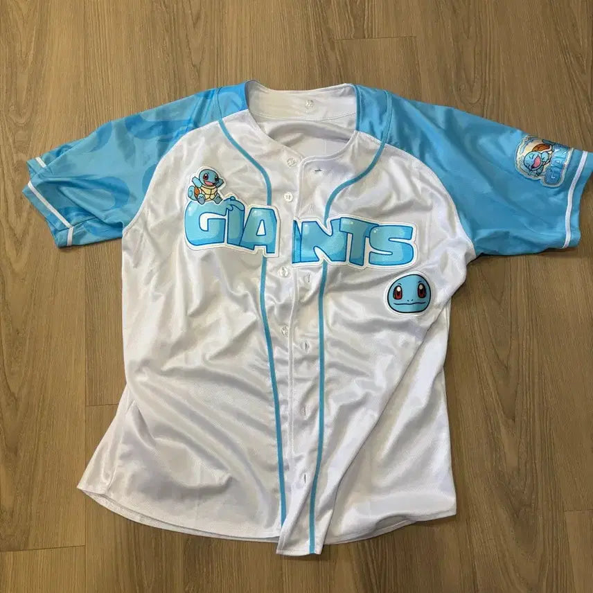 [BUNJANG] Lotte Giants "Ggoboogi" Baseball Jersey No Marking Size 110 / 롯데자이언츠 꼬부기 유니폼 노마킹 110