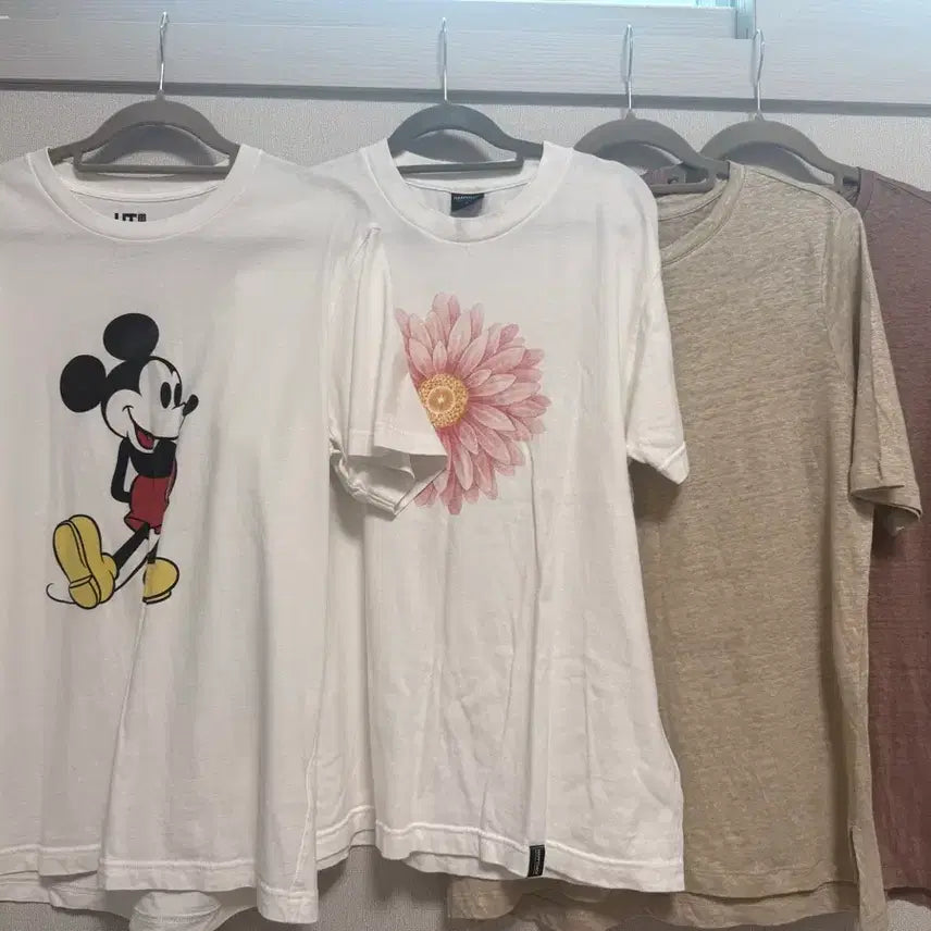 [BUNJANG] Women's T-Shirt Bundle Set (4 pcs) / 여성반팔티 4종 일괄