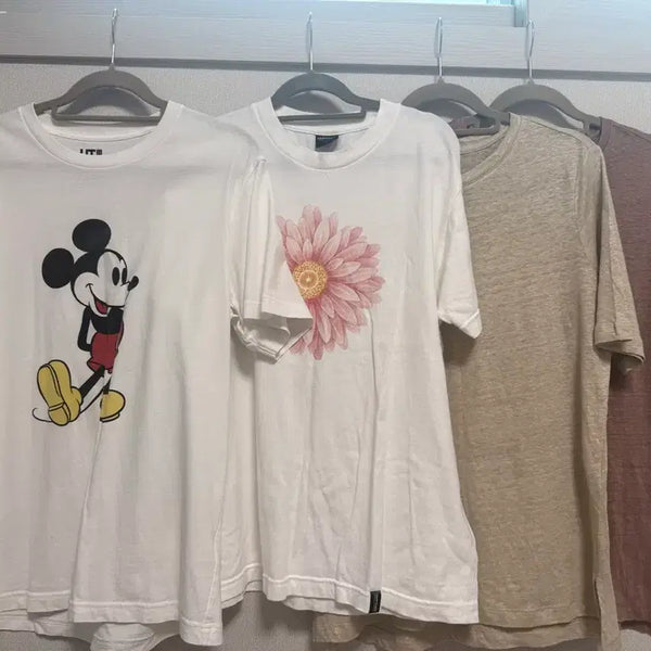 [BUNJANG] Women's T-Shirt Bundle Set (4 pcs) / 여성반팔티 4종 일괄