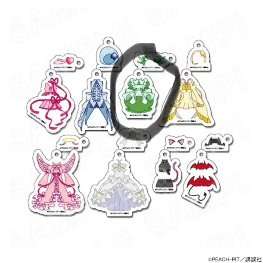 [BUNJANG] Cardcaptor Sakura Amuleto Clover Outfit Keyring / 구함) 캐릭캐릭체인지 애뮬릿 클로버 의상키링