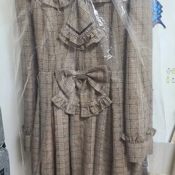 [BUNJANG] Lief Glen Check Lolita Dress / 리프 LIEF 글렌체크 로리타 원피스