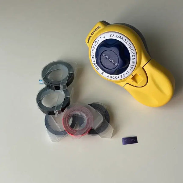 [BUNJANG] Dymo Embosser Label Maker with 5 Tape Rolls / 다이모 스탬프 라벨기 다꾸 스티커