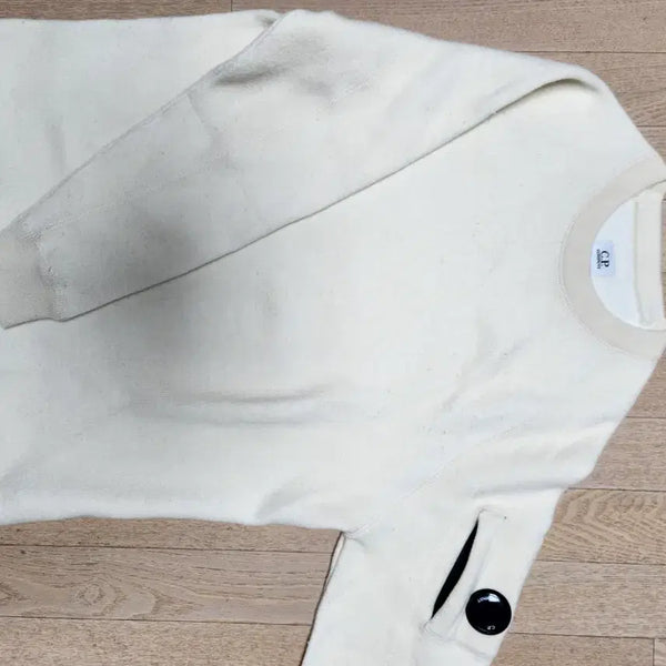 [BUNJANG] CP Company Lambswool Knit Ivory Size 52 / cp컴퍼니 램스울 니트 아이보리색 52사이즈