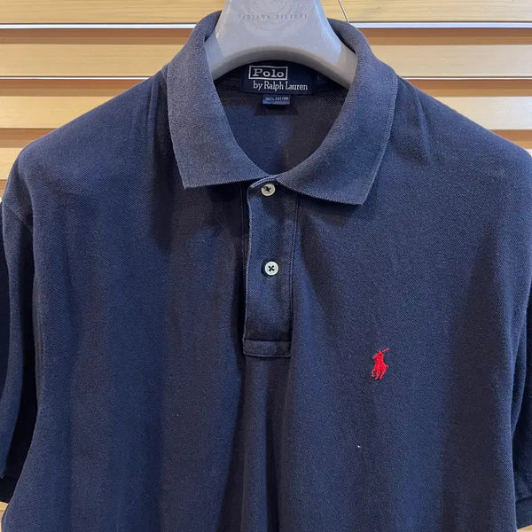 [BUNJANG] Polo Ralph Lauren Men's Black PK Collar Short Sleeve T-Shirt L / 폴로랄프로렌 남성 블랙 PK카라반팔티셔츠 L