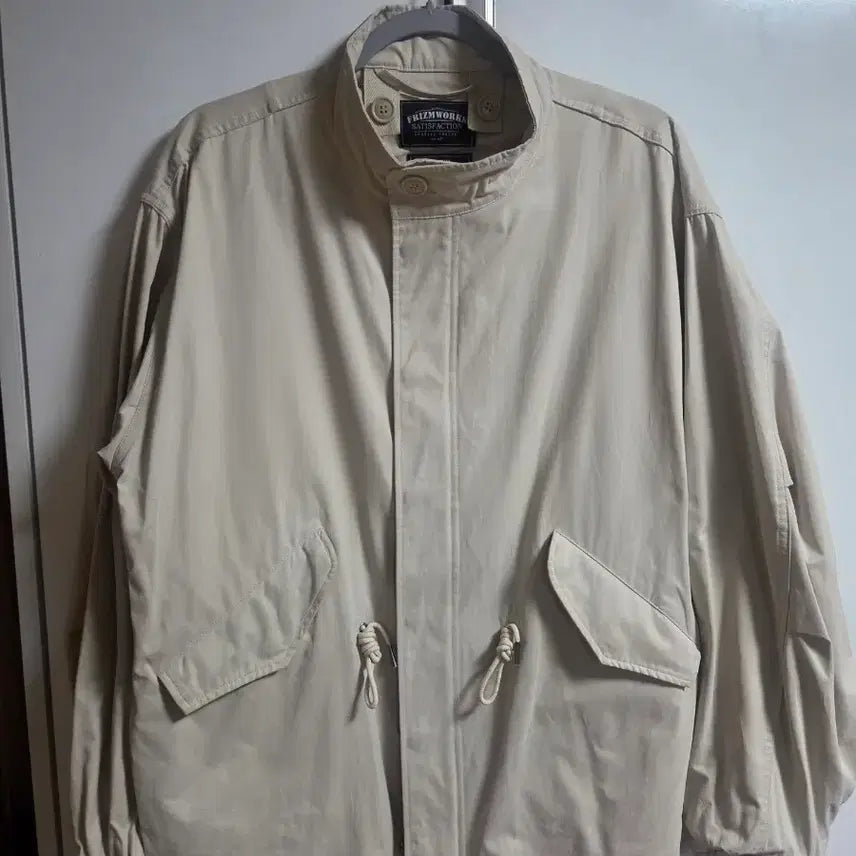 [BUNJANG] Prismworks Short Field Jacket (Ivory, Black) / 프리즘웍스 숏야상 m (아이보리,블랙)