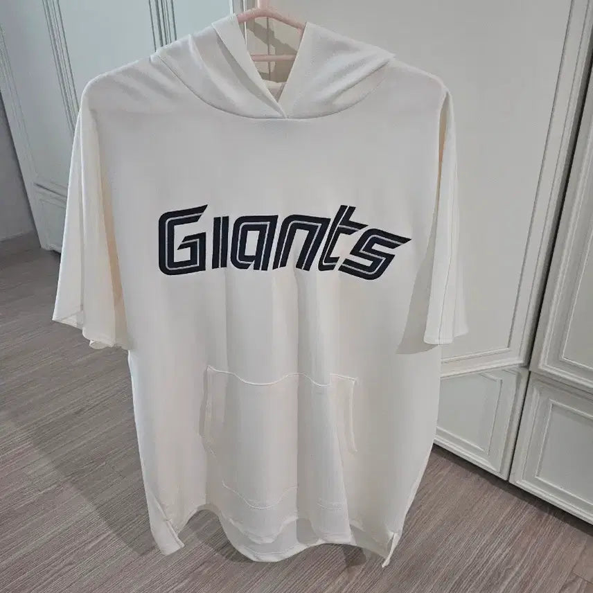 [BUNJANG] Lotte Giants White Hoodie L / 롯데 자이언츠 화이트 후드티 L