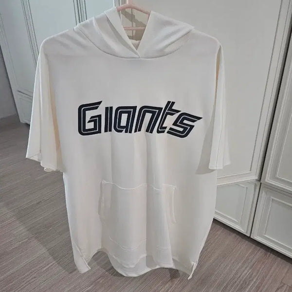 [BUNJANG] Lotte Giants White Hoodie L / 롯데 자이언츠 화이트 후드티 L