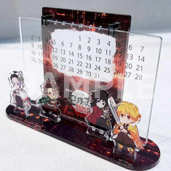 [BUNJANG] Aniplex Demon Slayer Infinity Castle Arc Acrylic Calendar Limited Edition / [2026.7.29출시/라쿠텐북스한정판] 귀칼 아크릴 스탠드 만년 캘린더 (귀멸의칼날 무한성편)
