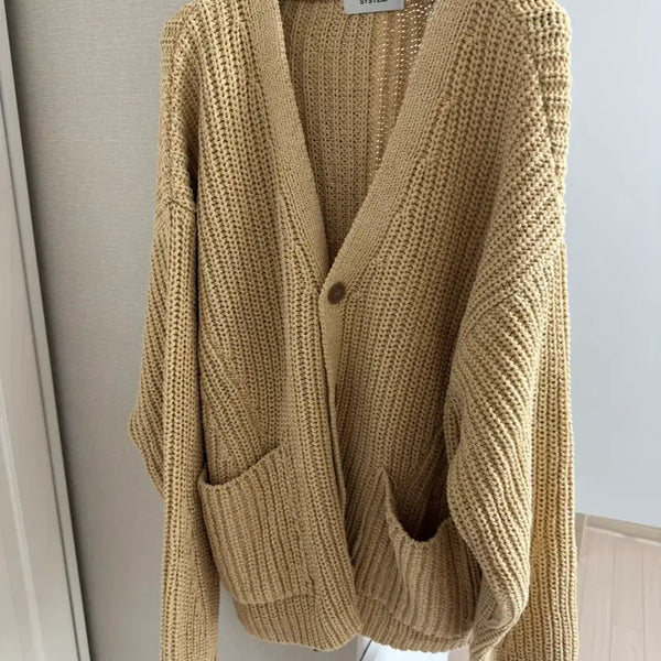 [BUNJANG] SYSTEM HOMME V-Neck Cardigan / 2023 시스템옴므 브이넥 가디건 한섬