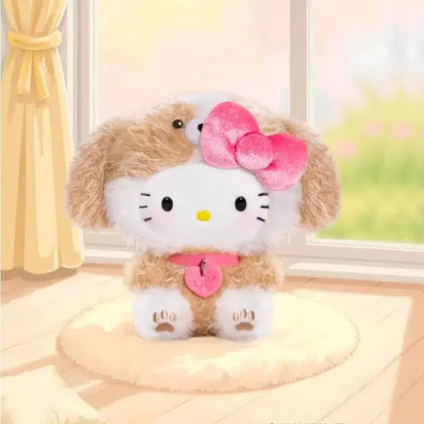 [BUNJANG] TOPTTOY x Sanrio Hello Kitty Puppy Party Plush Keychain / (정품) 탑토이 x 산리오 헬로키티 퍼피 파티 인형 키링