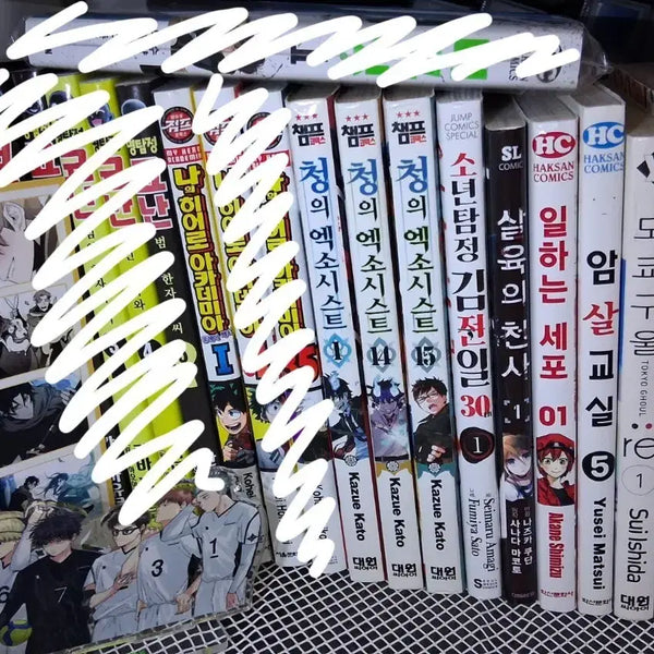 [BUNJANG] Complete Set of 10 Manga Volumes / 만화책 판매
