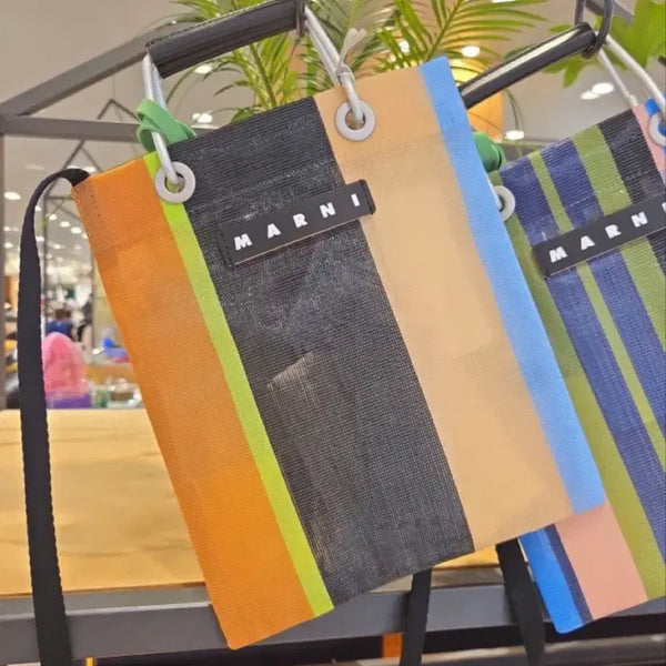 [BUNJANG] Marni Multi Stripe Mini Tote Bag / [새상품] 마르니 멀티 스트라이프 미니 토트백