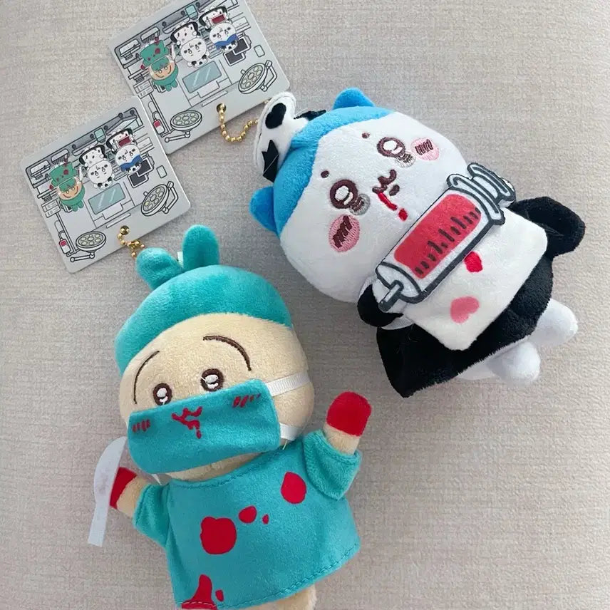 [BUNJANG] Monjakkwi Chiikawa Halloween Hospital Charm Bundle Set / (인뽑)먼작귀 치이카와 할로윈 병원 키링 일괄
