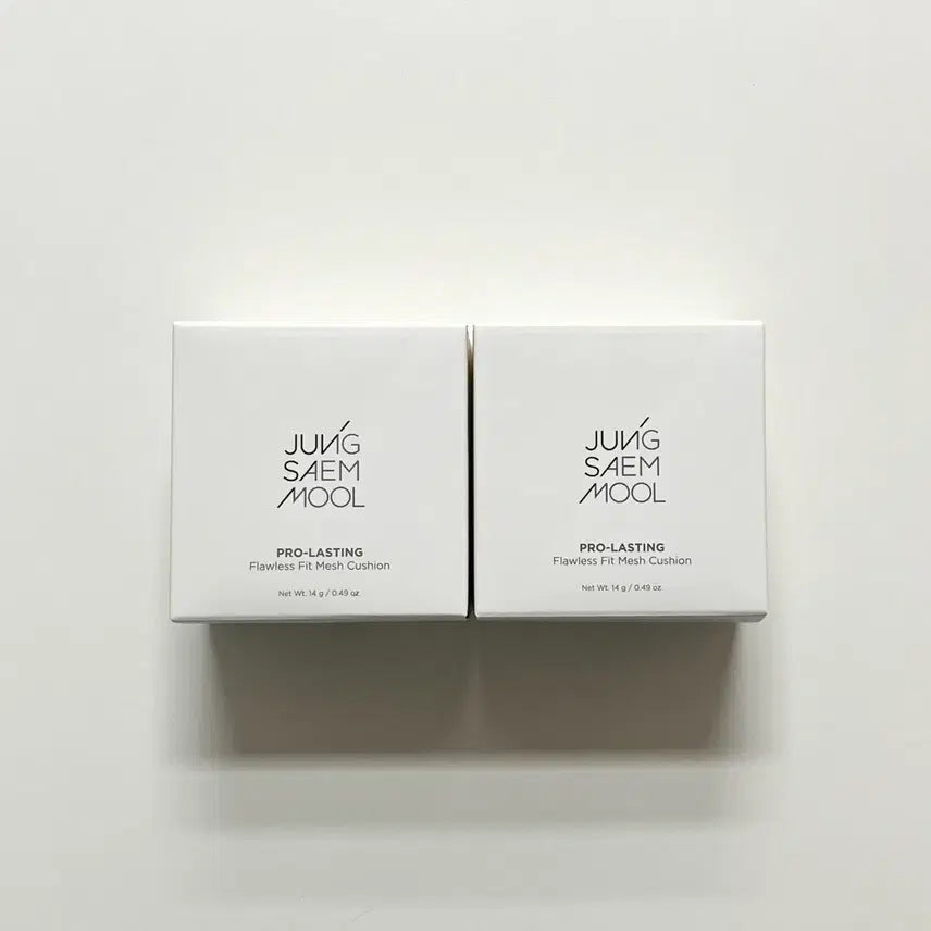 [BUNJANG] Jung Saem Mool Pro Lasting Skin Fitting Mesh Cushion SPF50+ PA+++ (Refill Included) / 정샘물 프로래스팅 결핏 메쉬 쿠션 본품 21호, 22호
