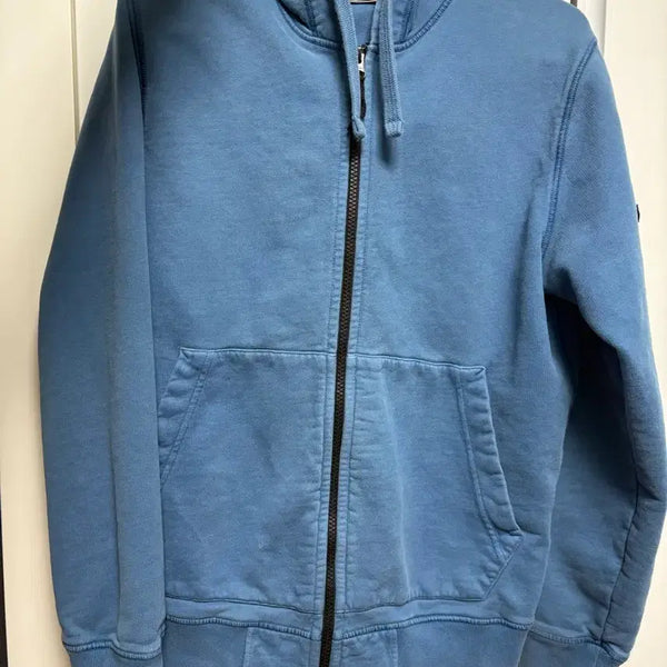 [BUNJANG] Stone Island Hooded Zip-Up Sweatshirt / 스톤아일랜드 후드집업