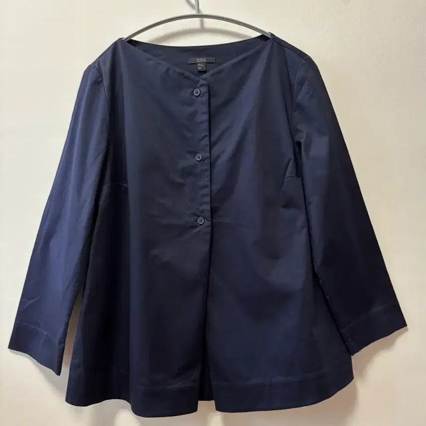 [BUNJANG] COS Navy Cotton Blouse / COS 네이비 블라우스