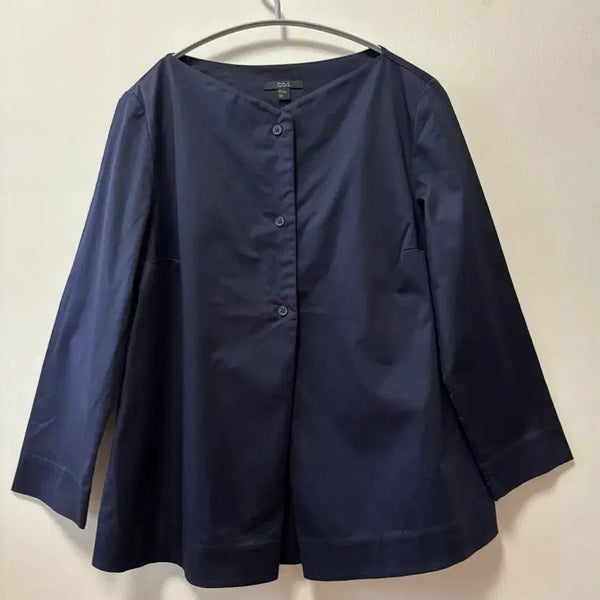 [BUNJANG] COS Navy Cotton Blouse / COS 네이비 블라우스