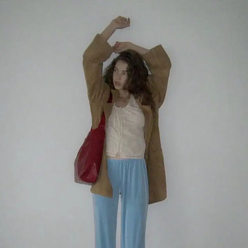 [BUNJANG] Overdue Flare Suede Vintage Oversized Jacket / 오버듀플레어 스웨이드 빈티지 오버자켓