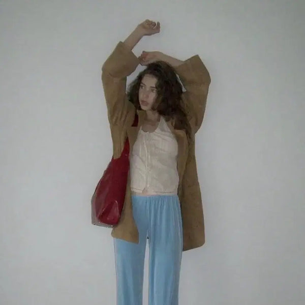 [BUNJANG] Overdue Flare Suede Vintage Oversized Jacket / 오버듀플레어 스웨이드 빈티지 오버자켓