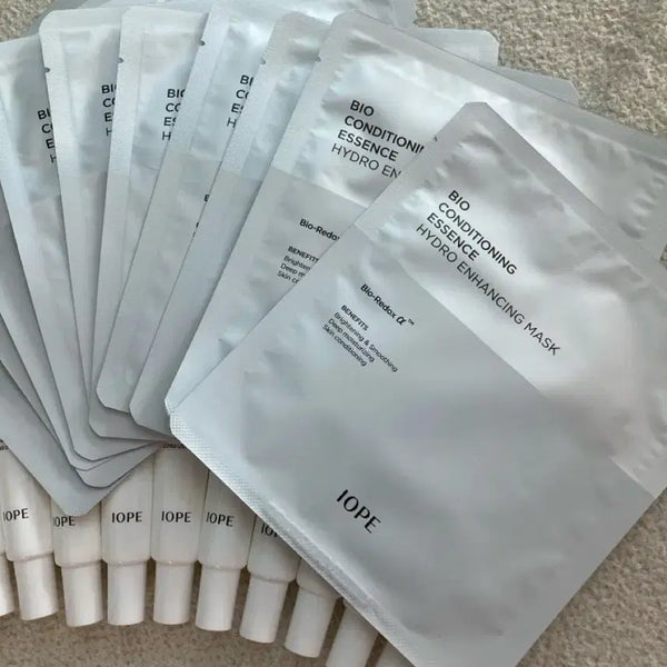 [BUNJANG] IOPE Ampoule Mask 10ea + Sunscreen 150ml Set / 아이오페 앰플 마스크 10개+선크림150ml