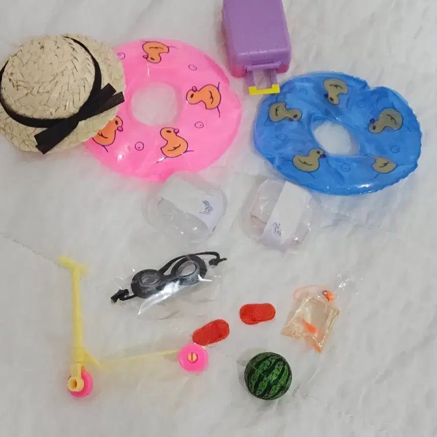 [BUNJANG] Obitsu 11 Picnic Props Set: Straw Hat & Sunglasses / 오비츠11 피크닉 튜브 선글라스 소품세트