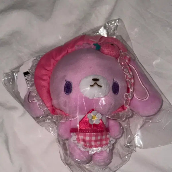 [BUNJANG] Sanrio Sugarbunnies Strawberry Usa Mascot Plush / 산리오 슈가바니즈 스트로베리우사 마스코트 스핀즈 인형