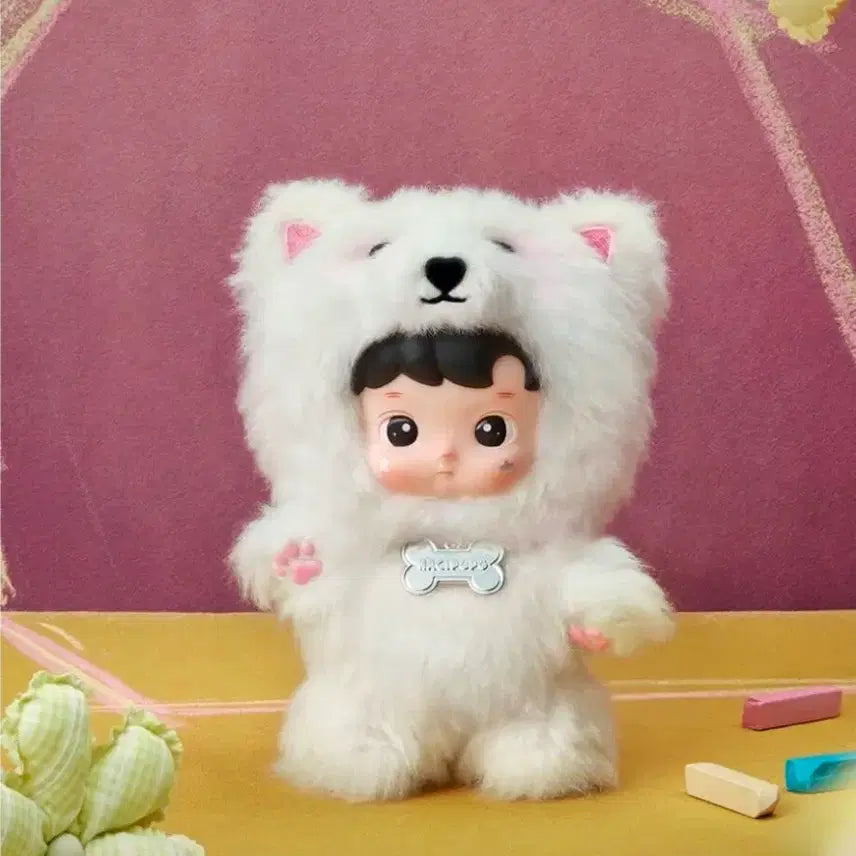 [BUNJANG] Pop Mart Hachi Pupu Take Me Home Series Dog Keychain / (팝마트정품) 팝마트 하치푸푸 테이크 미 홈 시리즈 인형 키링