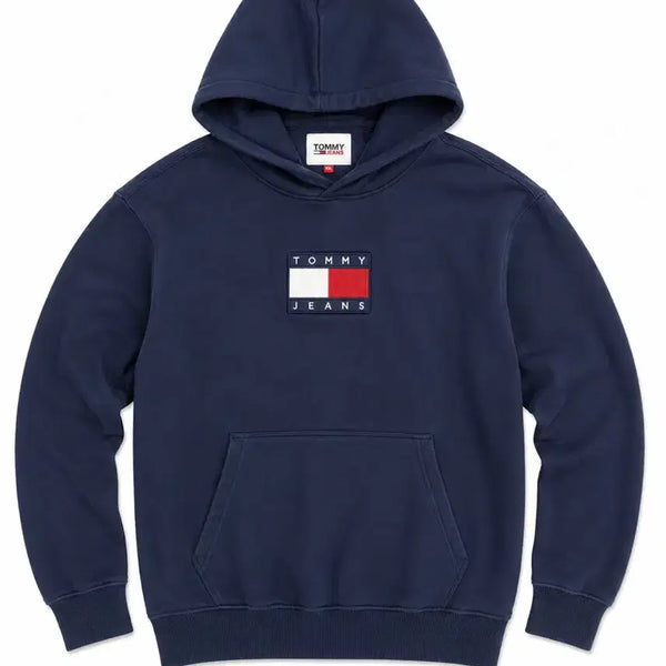 [BUNJANG] Tommy Jeans Navy Hoodie XXL / 타미진스 네이비 후드티 XXL