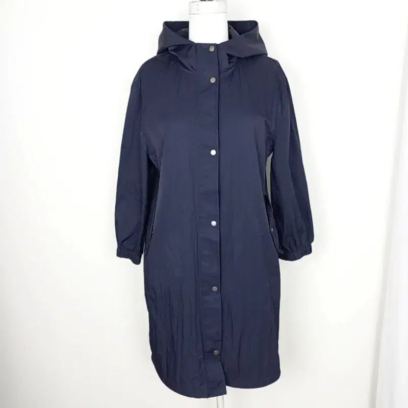 [BUNJANG] BCBG Spring/Autumn Navy Windbreaker Jacket Jumper (Size S/55) / BCBG/봄 가을 롱 바람막이 자켓 점퍼 S 55/라덴