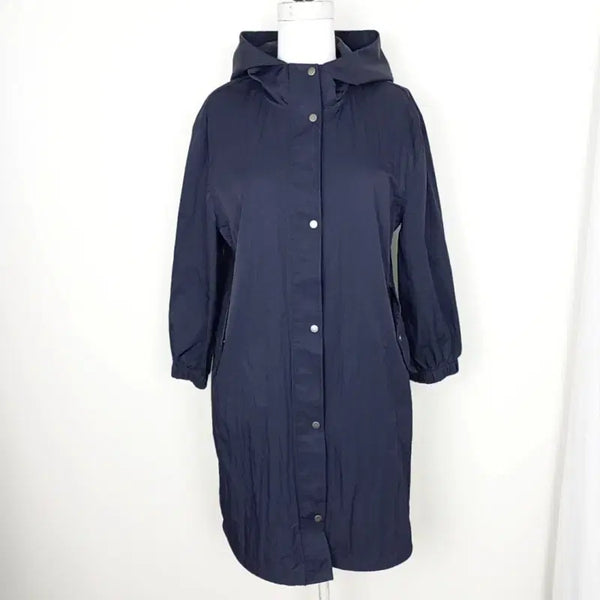 [BUNJANG] BCBG Spring/Autumn Navy Windbreaker Jacket Jumper (Size S/55) / BCBG/봄 가을 롱 바람막이 자켓 점퍼 S 55/라덴