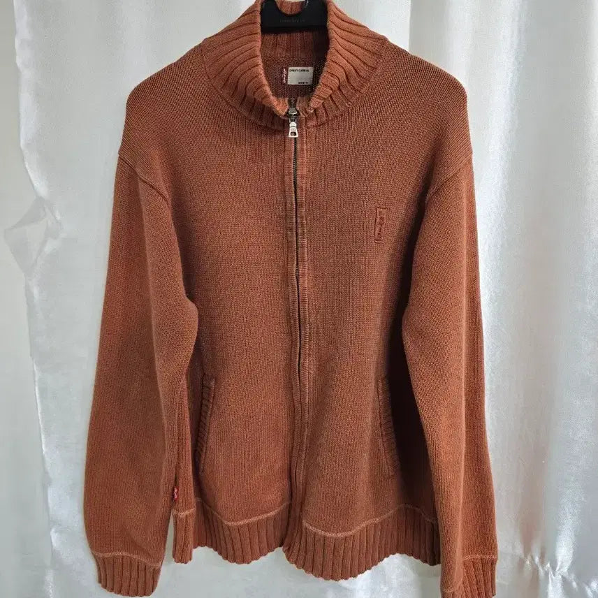 [BUNJANG] Levi's Brown Knit Zip-Up (2336) / 리바이스 니트 집업 브라운 (2336)