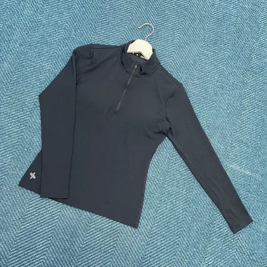[BUNJANG] Xexymix Women's L Half Zip Pullover Bra Top Long Sleeve T-Shirt / [여성L] 젝시믹스 반집업 브라탑 긴팔티 만원샵
