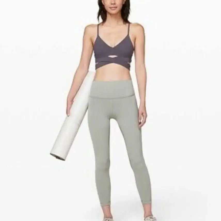 [BUNJANG] Lululemon Align Ventlight Cargo Mid-Rise Crop Pants & Bra Top Bundle / 룰루레몬 브라탑,카고팬츠(삭스덤) ~
