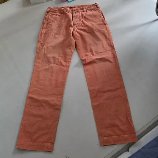 [BUNJANG] Polo Ralph Lauren Cotton Pants Orange / 폴로 랄프로렌 코튼 팬츠 오렌지색