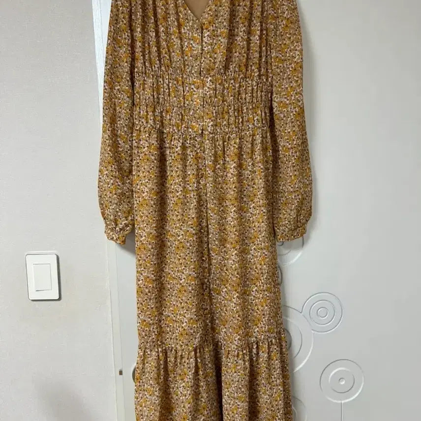 [BUNJANG] Plastic Island Flower Long Dress / 플라스틱아일랜드 플라워 롱원피스