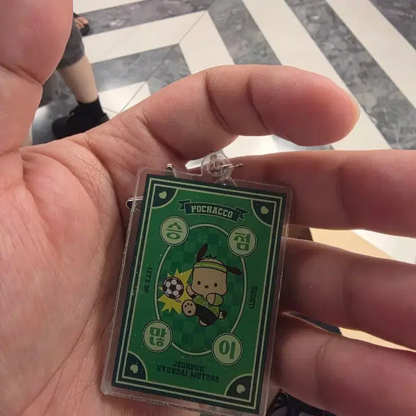 [BUNJANG] Pochacco Lucky Charm Keychain / 포차코 k리그 부적키링