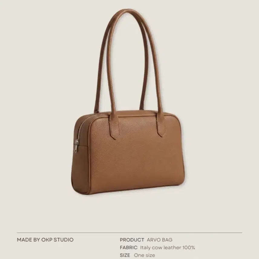 [BUNJANG] Okple Arvo Bag Camel Italian Leather / 새상품 오케플 아르보백 카멜 이태리소가죽