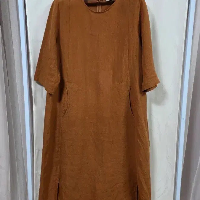 [BUNJANG] A hilo Linen Maxi Dress Size 6 / 아일로(A hilo)린넨원피스(6)93-97-162