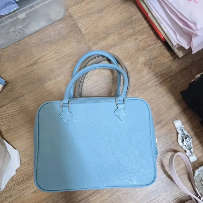 [BUNJANG] Gangjaemodiang Bloom Bag Blue / 강자매 모디앙 플룸백 블루 새상품 판매합니다~