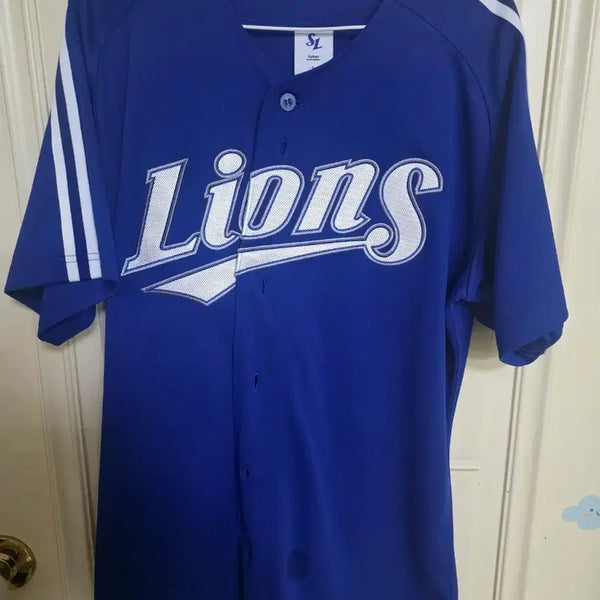 [BUNJANG] Samsung Lions Choi Hyoung-woo Signed Replica Jersey (Size 100) / 삼성라이온즈 최형우 싸인 유니폼 100새제품 팝니다