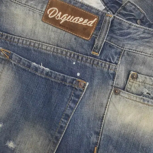 [BUNJANG] Dsquared2 "Paint Spot" Denim Jeans (Italian Edition) - Size 34 / [정품] 디스퀘어드2(이태리판) 페인트 스팟대님 34"(No.470)드라이완료!