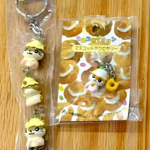 [BUNJANG] Koro Koro Ringu 2-Piece Set Dessert Keychain / 코로코로쿠리링 키링2종세트,디저트 코로코로쿠리링