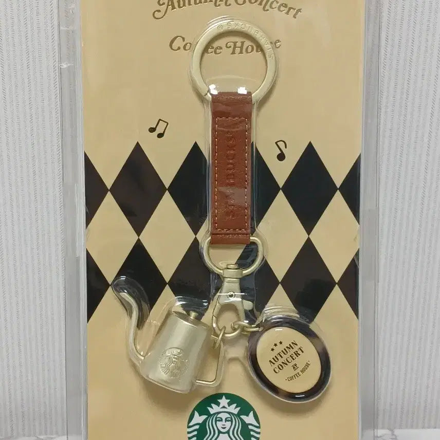 [BUNJANG] Starbucks 22 Autumn Mini Carol Keychain / 스타벅스 22 오텀 미니 케롤 키 체인 키링