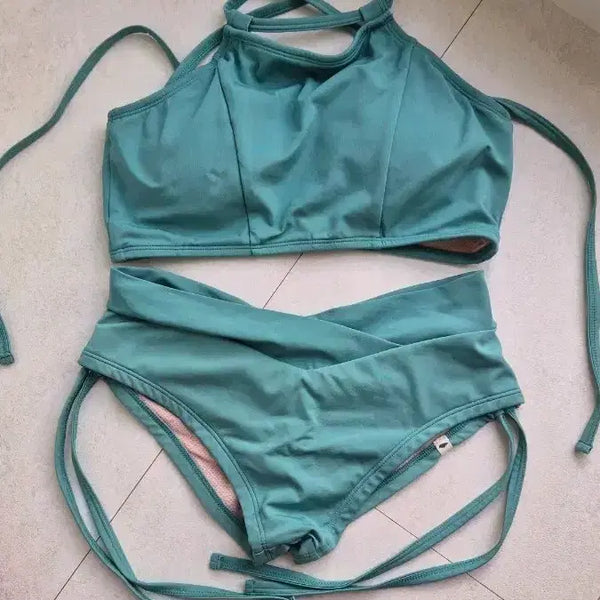 [BUNJANG] Levmont Ariel Strap Set, Rinoms Vivre Set, Hot-han Venus One-shoulder Top + Low Shorts / 폴웨어 5종 팝니다