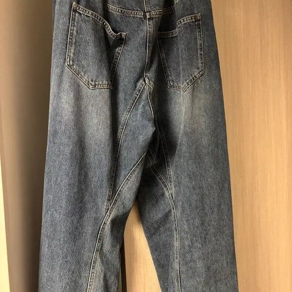 [BUNJANG] Juun.J Curved Fit Denim Pants - Sky Blue Size 40 / 준지 커브드핏 데님 팬츠 - 스카이 블루 40