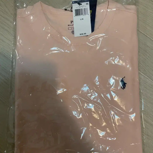 [BUNJANG] Polo Pink Short Sleeve T-Shirt (L) / 폴로 연핑크 반팔티(L)